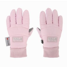JINI 예일 3M 심플 패딩 스키장갑 핑크 초등학생장갑