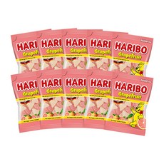 하리보 그레이프프루트 젤리, 100g, 10개