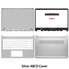 14-DQ FQ TPN-Q221 노트북 LCD 뒷면 커버 교체 베젤 손목 받침대 하단 케이스 경첩 하우징, 01 Get Select Parts, 04 ABCD Cover 1
