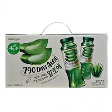 웅진 자연은 알로에 180mlX12병세트 주스 선물세트, 180ml, 12개