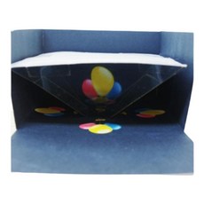 입체착시현상 홀로그램 상자만들기 4인용 빛의왜곡 초등교과연계 실험키트, 1세트