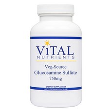 ViTAL NUTRIENTS 葡萄糖胺Sulfate膠囊 750mg, 120顆, 1罐