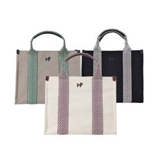 힐크릭 골프 토트백 어반 웨빙포인트 캔버스 크로스 데일리 여성 파우치, 그린, 1개