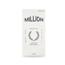 유니더스 밀리언 콘돔, 12개입, 1개