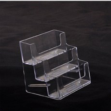또팔아 케이스 거치대 보관함 꽃이 아크릴 보관 명함 3단 98x80x67mm 꽂이 엽서꽂이 명함거치대 명함첩