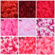 現貨--花瓣/結婚必備/求婚必備/灑花/進場花瓣/告白/求婚/玫瑰花瓣/玫瑰花/生日裝飾/婚禮必備/仿真花瓣/婚禮佈置, 大紅, 1個