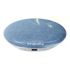 KINGLUCKY Kinglucky 수면용 베개 스피커 아래 블루투스 핑크 노이즈 화이트 사운드 머신 수면 포함 음악 그레이 310142, Blue