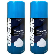 질레트 포오미 센시티브 스킨 쉐이빙 폼 ~ 면도크림 쉐이빙 면도거품, 2개