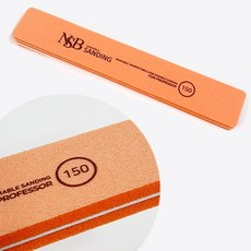 오렌지 사각 워셔블 롱 샌딩파일 150Grit, 1개