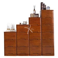 5단 서랍장 나무 미니 슬림 앤틱 옷 수납함 플라스틱 서랍, 3폭20-하얀