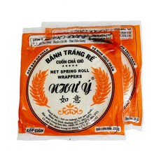 짜조 스프링롤 그물망피 BANH TRANG RE 반짱레 22cm, 200g, 2개