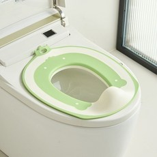隔日達 兒童馬桶學習坐墊 馬桶輔助坐墊 兒童馬桶坐便圈 坐便器 座便圈 免安裝兒童坐墊 PP坐墊, 綠色