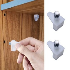 선반 고정핀 받침대 진열장 싱크대 다보 다보고정핀 4P묶음 색상선택, 흰색