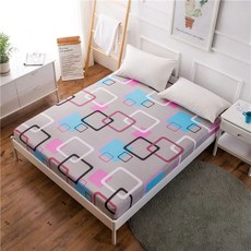 1인용온수매트 싱글 150x120cm 침대용 저소음, 컬러풀클라우드캐슬, 150cmx200cm, 기본 색상