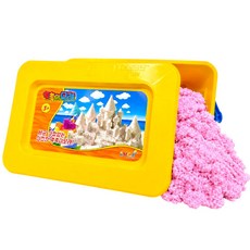 촉촉이 모래놀이 대용량 단품, 1개, 3700g, 핑크