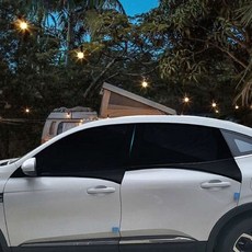 차박캠핑 햇빛때문에눈부실때 XM3 차박 햇빛가리개 모기방충망 6종세트 모기걱정없이 차량, 승용