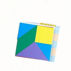 학생용칠교놀이 15cm 조각 칠교놀이 수업 교재, 1개