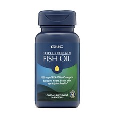 GNC 健安喜 3效魚油保健膠囊 1000mg, 1個, 30 件