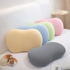 메모리폼 베개 낮은 경추베개 슬립빈, 1개, 스카이블루