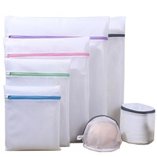 제제룩 세탁 빨래망 촘촘 사각 세탁망 7P, 1세트, 혼합7종