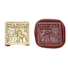 봉투 스탬프 크리스마스 왁스 눈송이 순록 황동 1개 A, 01