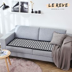 [르헤브] 지그재그 순면 쇼파패드 4인용