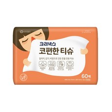 크리넥스 코편한 티슈, 60개입, 1개
