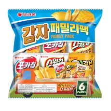 오리온 감자 패밀리팩, 6종세트, 1개