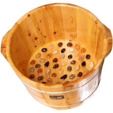 발 족욕통 습식 나무족탕 각탕기 대야통 발찜질 바스켓, 26cm 양손잡이/기본, 1개