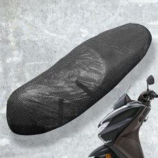 23년-25년 MOXI 스즈키 버그만 스트리트125 여름 쿨매쉬 커버 쿨시트 4XL, 1개, 블랙
