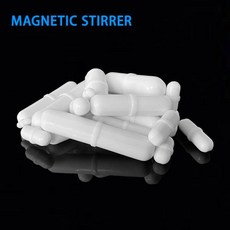 10PCS PTFE 자기 교반기 고온 내산성 및 내알칼리성 B형 원통형 자기 실험실 자기 교반기, 09 B 10.5X100mm 10PCS, 01   Mainland