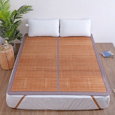 樂活居 熏竹鏡面涼夏蓆 孟宗竹涼感透氣 單人雙人雙人加大尺寸 夏日舒適寢具