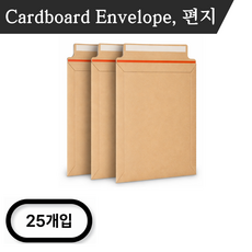 점착형 강화 서류봉투 크라프트, 25개, 편지