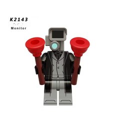 스키비디 토일렛 피규어 세트, 1개, [K2143] 더블 워리어 없음