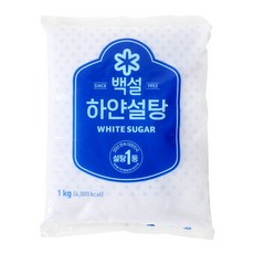 백설 하얀설탕 1kg, 1개