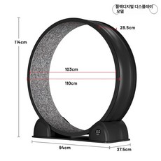 더패스터 캣휠 무소음 원목색 스크래쳐 저소음 캣워커, 기본 색상, 업그레이드 디지털 블랙
