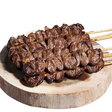 국내산 염통꼬치 캠핑 꼬치구이 닭 염통 소스 닭염통꼬치 50개, 1개