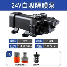 熱賣下殺大流量澆菜神器澆水機關槍自停自吸隔膜泵耐腐蝕抽尿素柴油打泵joe182450, 24v