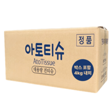 아토티슈 프리미엄 건티슈 플레인 4kg, 55g, 1세트, 1박스