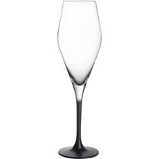 Villeroy & Boch 唯寶 香檳杯 氣泡酒杯 黑桿黑底 高腳杯 婚禮入厝禮, 單隻