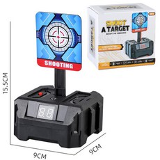 전기 표적 자동 물총 그물 야외 타겟 사격 연습 과녁판, 전자표적 단일표적 표준, 1개