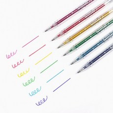 데코펜 반짝이 6색세트 컬러드로잉펜 글리터 다꾸펜, 상세페이지 참조, 상세페이지 참조, 상세페이지 참조