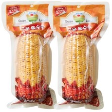 그린라이프 간편하게 즐겨먹는 숯불에 구운옥수수 싱글콘 300G, 2개