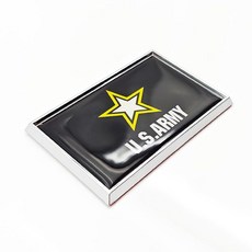 Perdecor 미 육군 깃발 스티커 엠블럼 데칼 밀리터리 카 크롬 플래그 (2팩 7.6 x 5.1cm) (미국 육군), Perdecor 미 육군 깃발 스티커 엠블럼 데칼 밀리