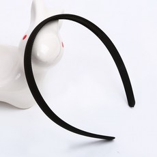 블랙 기본 머리띠 대(12mm) 헤어밴드 세안밴드