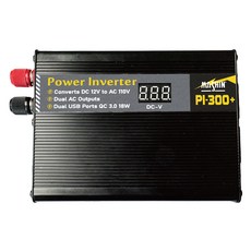 麻新電子 PI-300 模擬正弦波電源轉換器 12V 300W，車用電源轉換器，安全穩定，方便攜帶, 1個