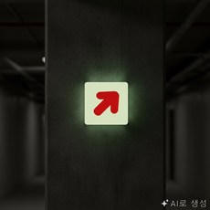 아크릴안내판 비상구 표시판 사인물 유도표지판