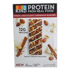 KIND 高蛋白堅果棒, White Chocolate Cinnamon Almond, 12入