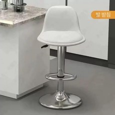 와인바의자 다찌의자 고급아일랜드식탁의자 베이지 로우, 01 스타일 화이트