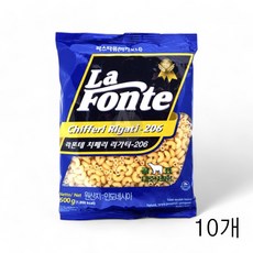 라폰테 치페리 리가티-206 마카로니 500g X10개 건면, 1세트